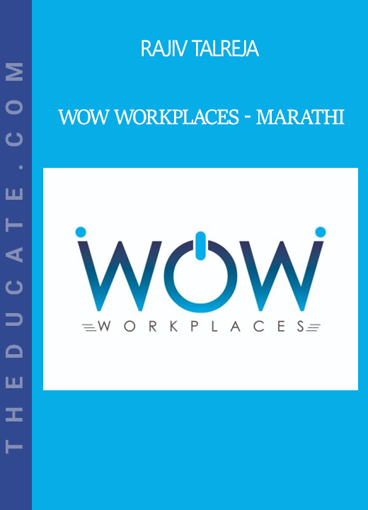 Rajiv Talreja - WOW Workplaces - Marathi