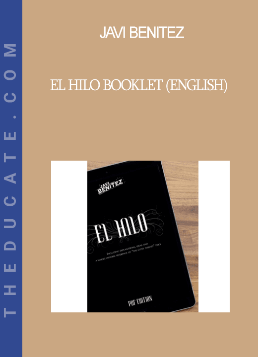 Javi Benitez - El Hilo Booklet (English)